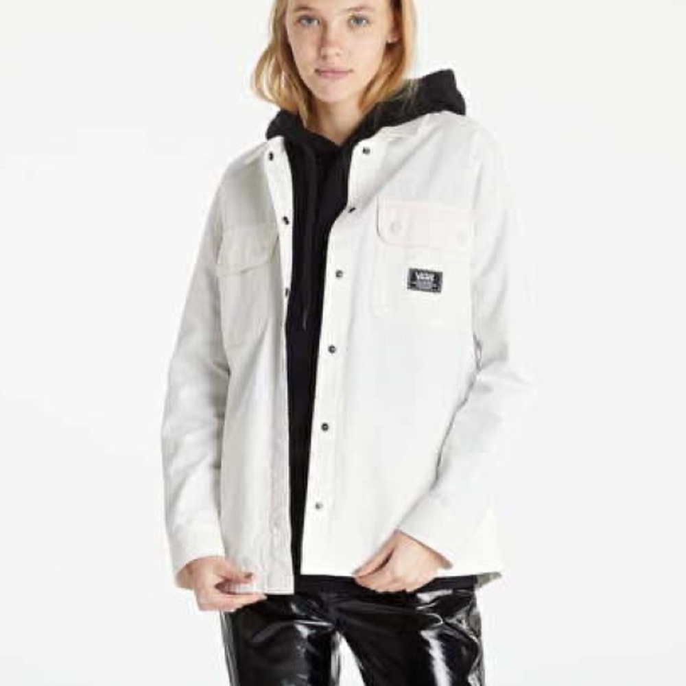 Vans Ground Work Jacket - White - W XL